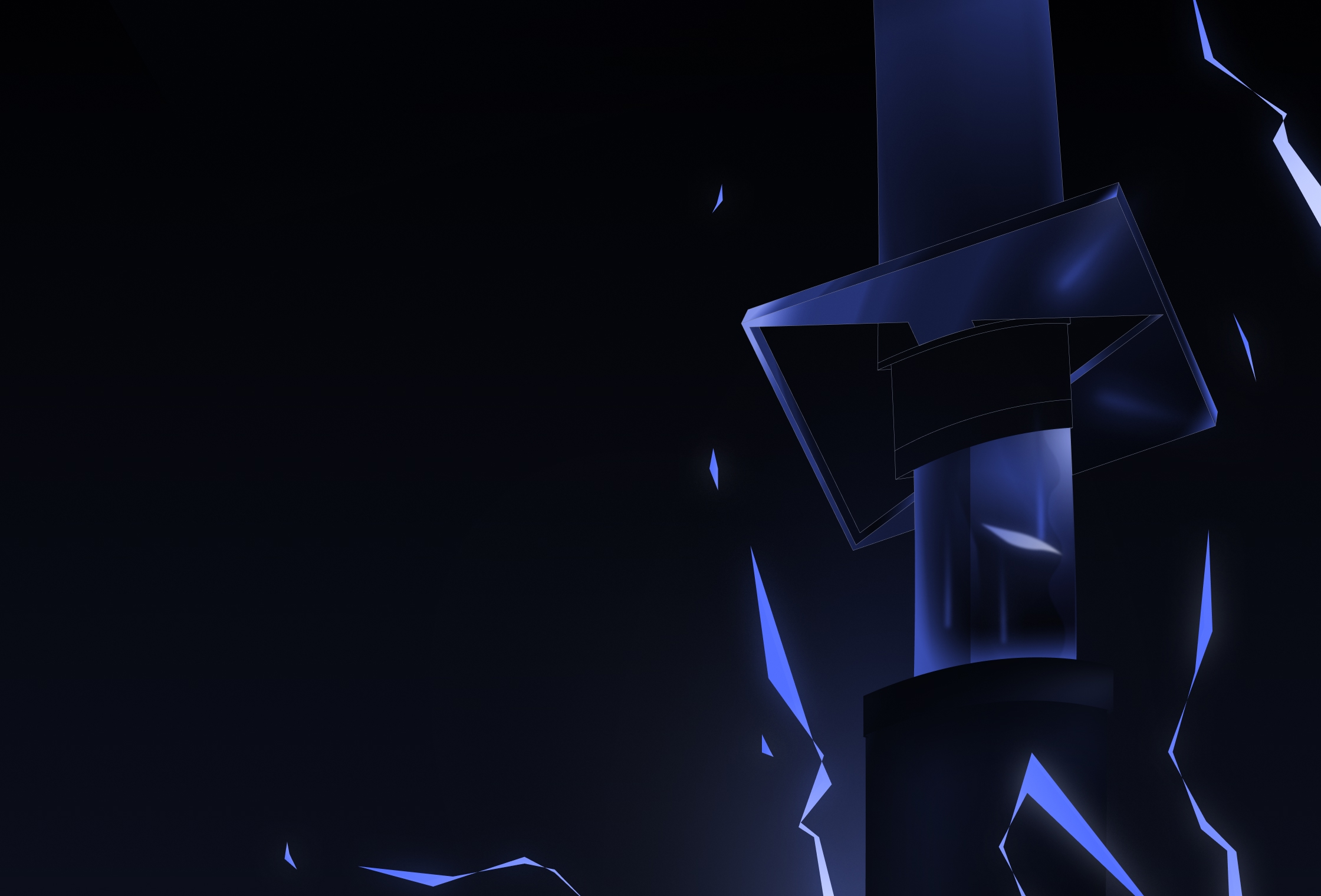 Blue shards